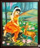 Oil Painting - Sakunthalai