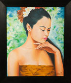 Oil Painting - Japanese Lady
