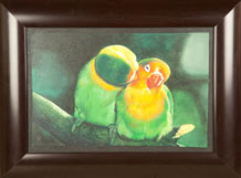 Oil Painting - Parrots